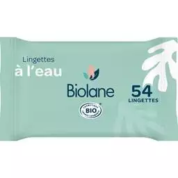 BIOLANE - BIOLANE Lingettes nettoyantes douceur à l'eau pour bébé