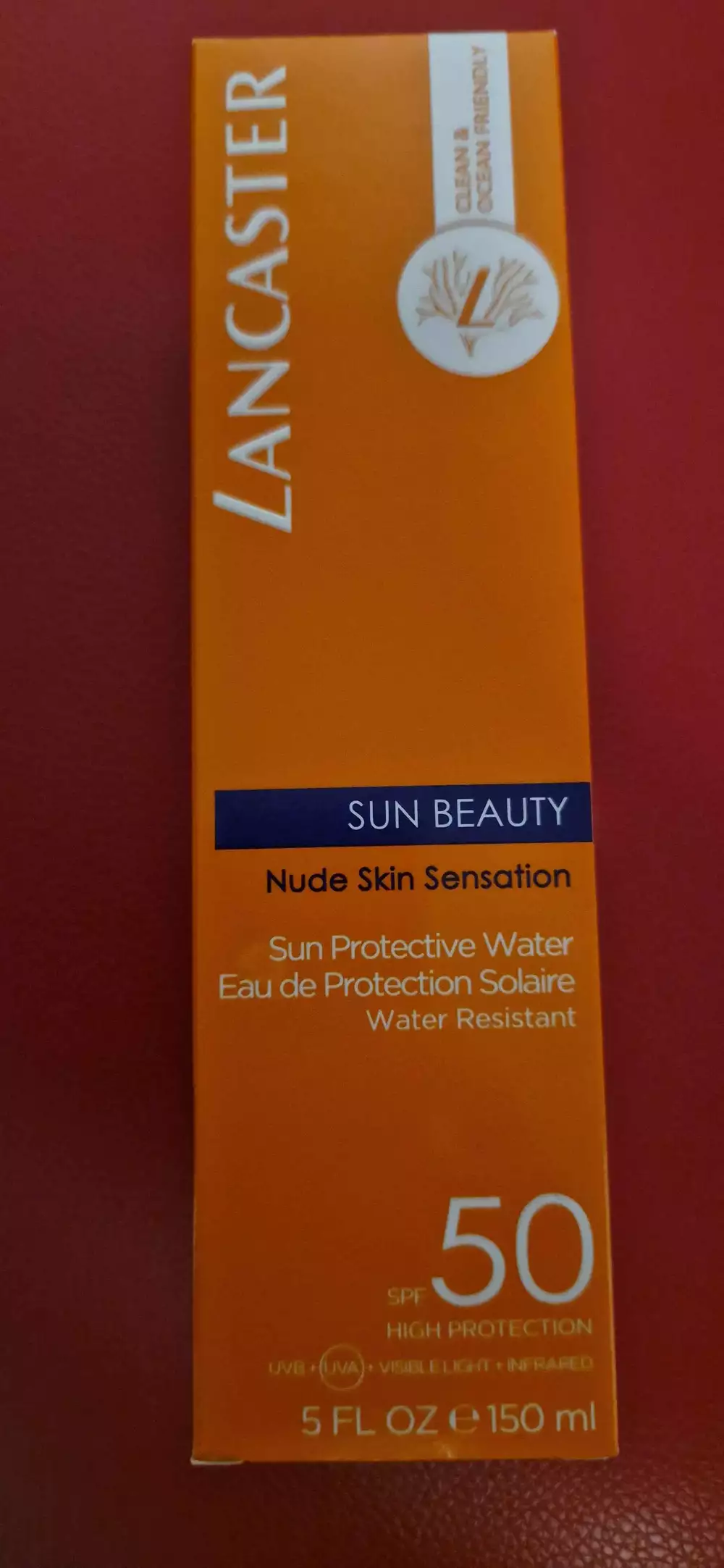 LANCASTER - Eau de protection solaire SPF 50