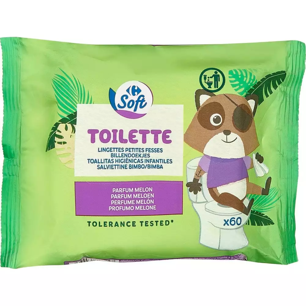 CARREFOUR - Carrefour Lingettes petites fesses CARREFOUR SOFT