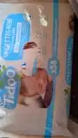 TIDOO - Lingettes bébé à l'eau pure 