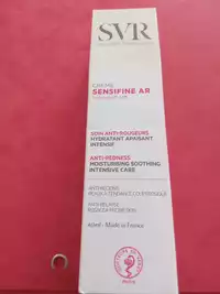 SVR - Crème sensifine AR soin anti-rougeurs