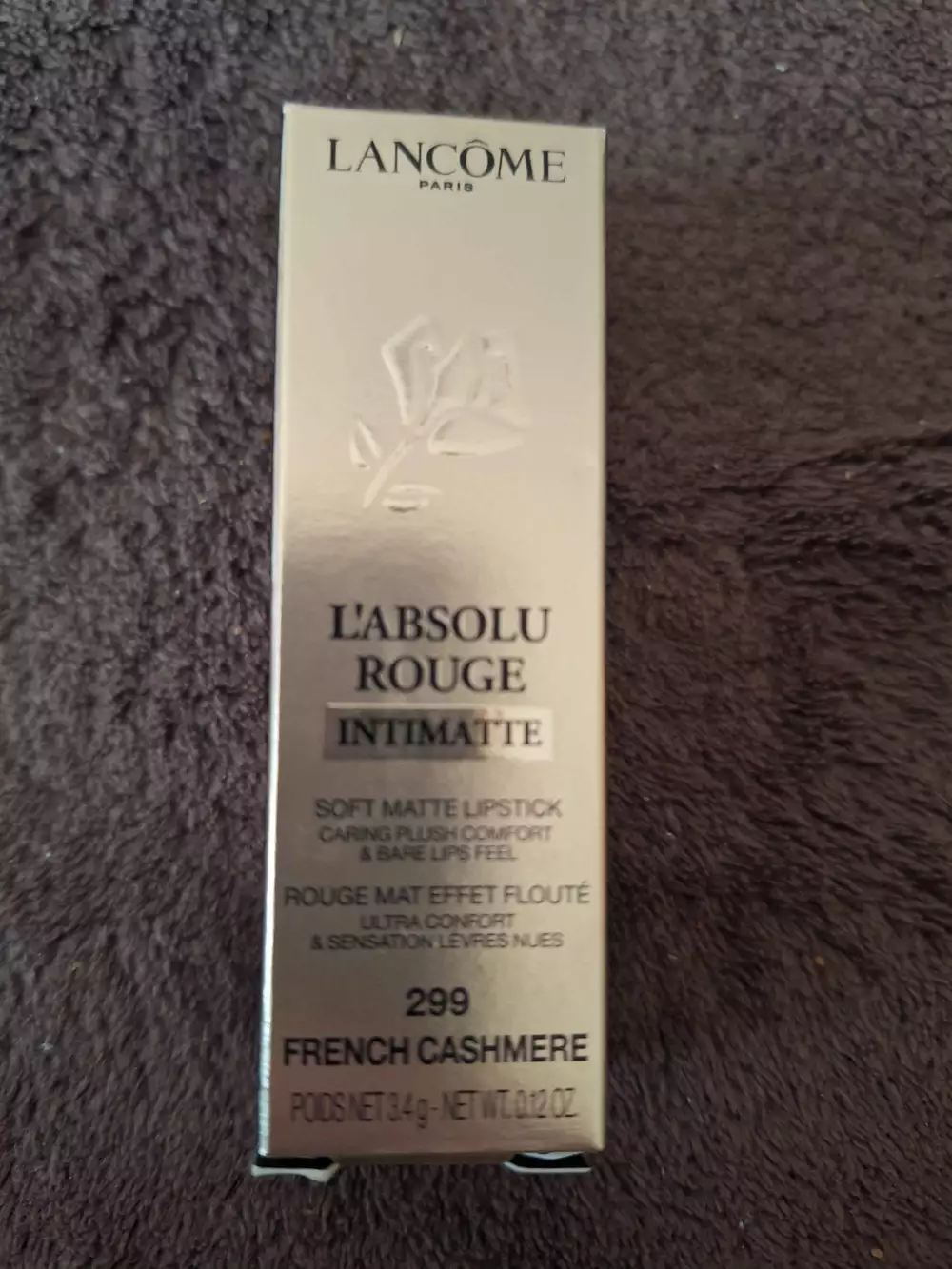 LANCÔME - L'absolu rouge intimatte 299 french cashmere